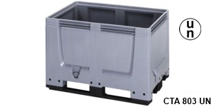 Plastic pallet containers UN type CTA 1200x800, 1200x1000